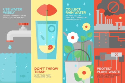 Water Saving Infographics by Payless Hardware and Rockery