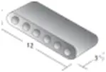 9" Single Bullnose Kord by Payless Hardware & Rockery