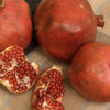 Red silk pomegranate