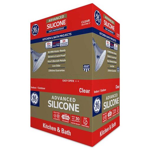 11-GE-Advanced-Clear-Silicone-2-Kitchen-and-Bath-Caulk-Sealant Box at Payless Hardware, Rockery, and Nursery