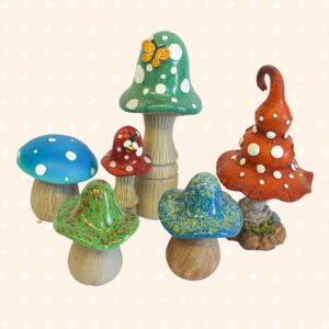 Garden decoration Mushrooms at Payless, Hardware, Rockery and Nursery