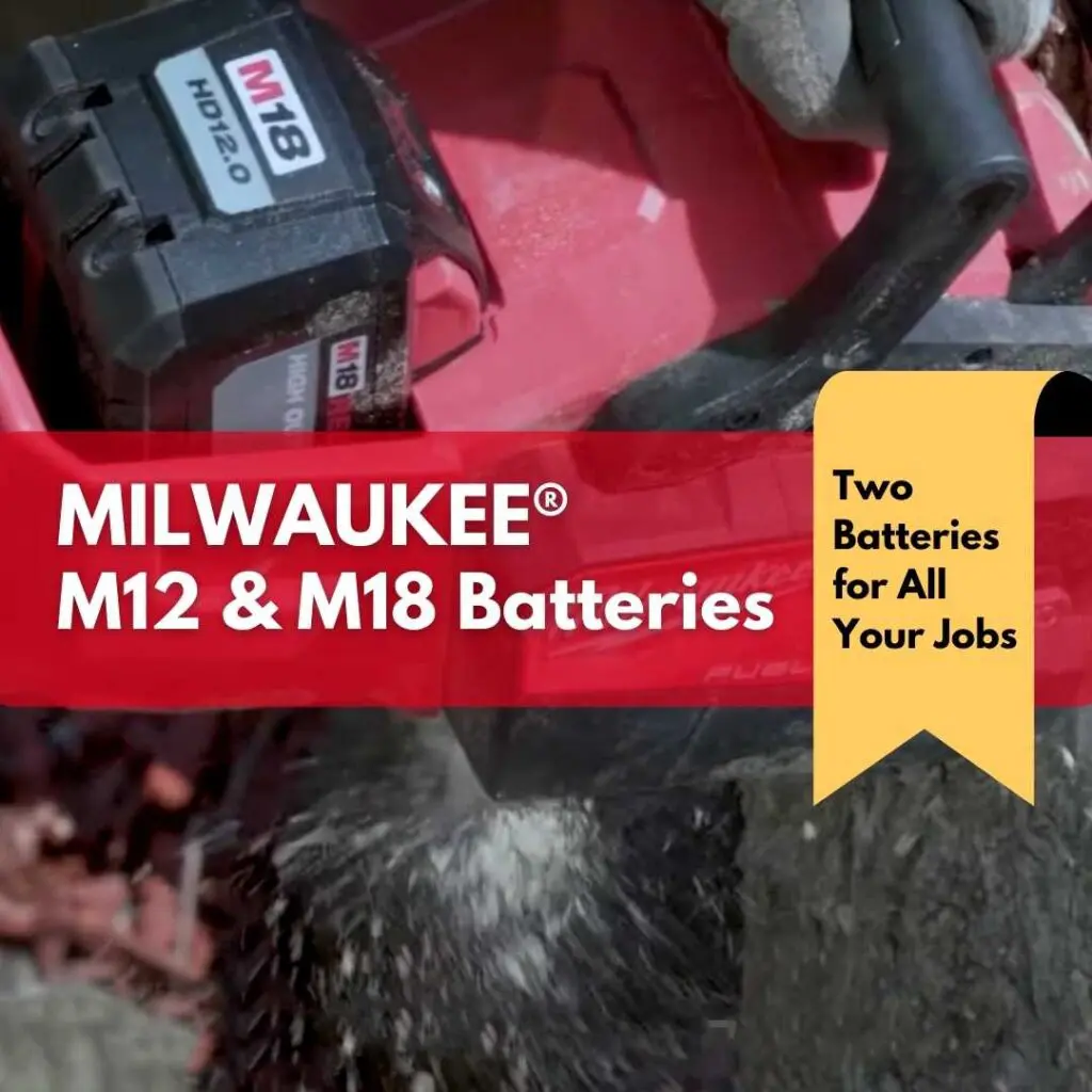 PLAH - Apr 2023 - Blog Cover Milwaukee M12 ane M18 Batteries - Two Batteries for All Your Jobs at Payless Hardware Rockery and Nursery